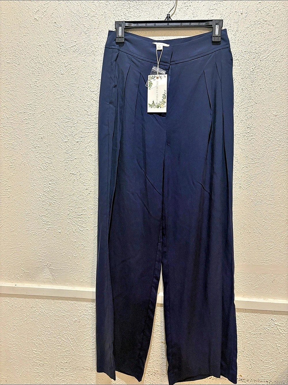 Chelsea & Violet Wide Leg Pants in Blue Size 2 NWT